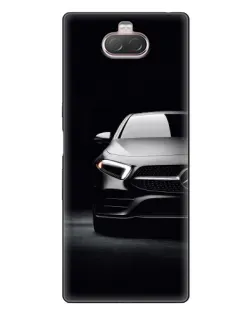 Чехол для Sony Xperia 10 с картинкой «Свет фар Mercedes»