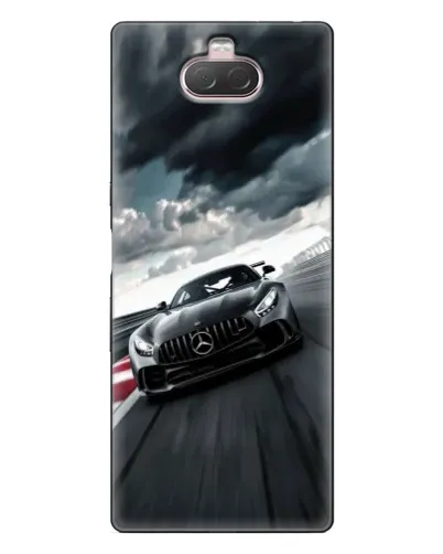 Чехол для Sony Xperia 10 с картинкой «Гоночный Mercedes AMG»