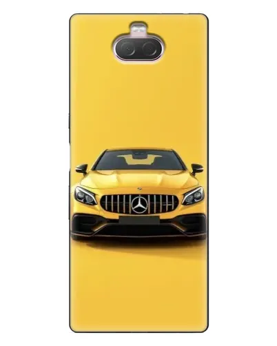 Чехол для Sony Xperia 10 с картинкой «Желтый Mercedes GT»