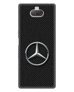 Чехол для Sony Xperia 10 с картинкой «Карбоновый Mercedes стиль» Чехол для Sony Xperia 10 с картинкой «Карбоновый Mercedes стиль»