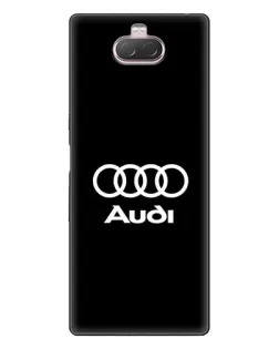 Чехол для Sony Xperia 10 с картинкой «Классическое лого Audi»