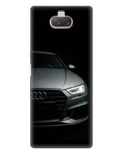 Чехол для Sony Xperia 10 с картинкой «Audi — детализация кузова»