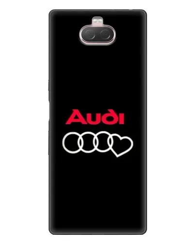 Чехол для Sony Xperia 10 с картинкой «Логотип Audi Heart» Чехол для Sony Xperia 10 с картинкой «Логотип Audi Heart»