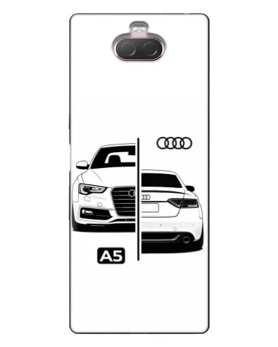 Чехол для Sony Xperia 10 с картинкой «Audi — контрастный дизайн» Чехол для Sony Xperia 10 с картинкой «Audi — контрастный дизайн»