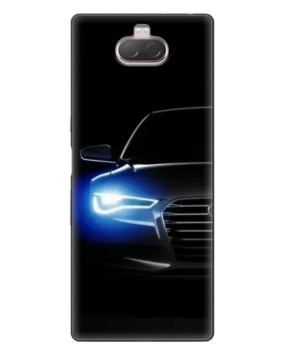 Чехол для Sony Xperia 10 с картинкой «Неоновый взгляд Audi» Чехол для Sony Xperia 10 с картинкой «Неоновый взгляд Audi»