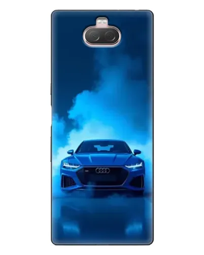 Чехол для Sony Xperia 10 с картинкой «Audi — голубая энергия» Чехол для Sony Xperia 10 с картинкой «Audi — голубая энергия»