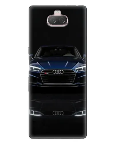 Чехол для Sony Xperia 10 с картинкой «Audi — ночное отражение» Чехол для Sony Xperia 10 с картинкой «Audi — ночное отражение»