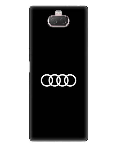 Чехол для Sony Xperia 10 с картинкой «Audi White Logo» Чехол для Sony Xperia 10 с картинкой «Audi White Logo»
