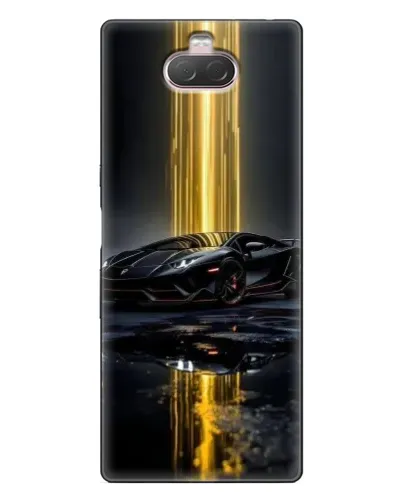 Чехол для Sony Xperia 10 с картинкой «Ночной Lamborghini драйв» Чехол для Sony Xperia 10 с картинкой «Ночной Lamborghini драйв»