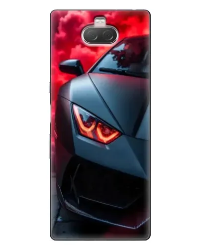 Чехол для Sony Xperia 10 с картинкой «Lamborghini красное сияние» Чехол для Sony Xperia 10 с картинкой «Lamborghini красное сияние»