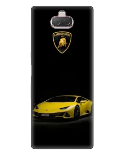 Чехол для Sony Xperia 10 с картинкой «Lamborghini желтый акцент» Чехол для Sony Xperia 10 с картинкой «Lamborghini желтый акцент»