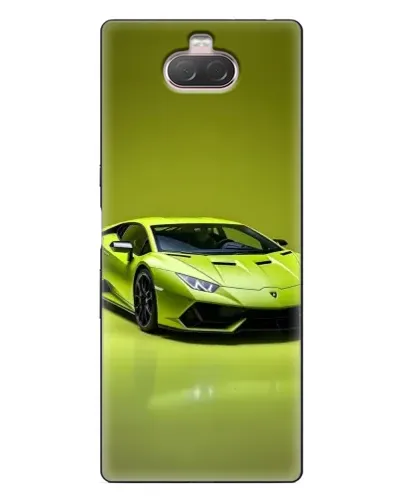 Чехол для Sony Xperia 10 с картинкой «Салатовый Lamborghini Huracan» Чехол для Sony Xperia 10 с картинкой «Салатовый Lamborghini Huracan»