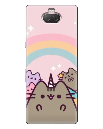 Чехол для Sony Xperia 10 с картинкой «Единорог Pusheen»