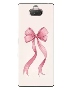 Чехол для Sony Xperia 10 с картинкой «Розовый бант»