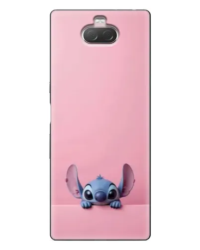Чехол для Sony Xperia 10 с картинкой «Stitch выглядывает»