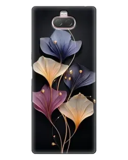Чехол для Sony Xperia 10 с картинкой «Лиловые цветы грации»