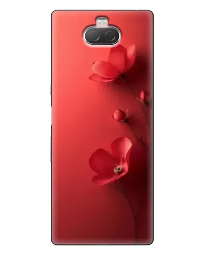 Чехол для Sony Xperia 10 с картинкой «Маковые соцветия»