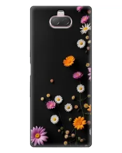 Чехол для Sony Xperia 10 с картинкой «Цветочная композиция»