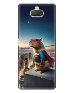 Чехол для Sony Xperia 10 с картинкой «Капи-мен супергерой» Чехол для Sony Xperia 10 с картинкой «Капи-мен супергерой»