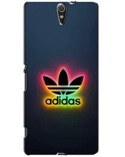 Чохол для Sony Xperia C5 Ultra (E5533, E5563, E5506, E5553) з картинкою «Неоновий Adidas»
