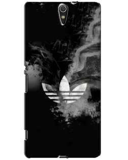Чохол для Sony Xperia C5 Ultra (E5533, E5563, E5506, E5553) з картинкою «Абстрактний дим Adidas»