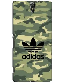 Чохол для Sony Xperia C5 Ultra (E5533, E5563, E5506, E5553) з картинкою «Мілітарі стиль Adidas»