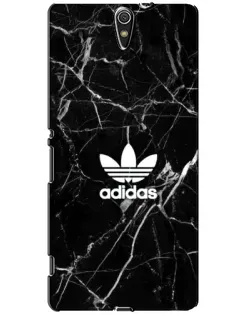 Чохол для Sony Xperia C5 Ultra (E5533, E5563, E5506, E5553) з картинкою «Білий мармур Adidas»
