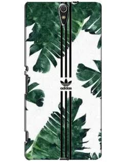Чохол для Sony Xperia C5 Ultra (E5533, E5563, E5506, E5553) з картинкою «Пальмове листя адідас»