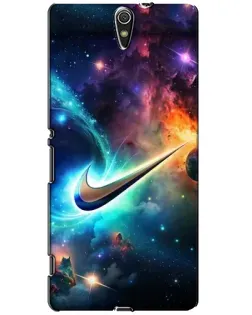 Чохол для Sony Xperia C5 Ultra (E5533, E5563, E5506, E5553) з картинкою «Космічний Nike Swoosh» Чохол для Sony Xperia C5 Ultra (E5533, E5563, E5506, E5553) з картинкою «Космічний Nike Swoosh»