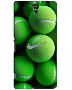 Чохол для Sony Xperia C5 Ultra (E5533, E5563, E5506, E5553) з картинкою «Тенісні м'ячі Найк» Чохол для Sony Xperia C5 Ultra (E5533, E5563, E5506, E5553) з картинкою «Тенісні м'ячі Найк»