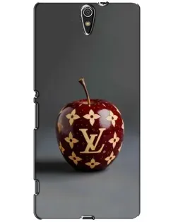 Чохол для Sony Xperia C5 Ultra (E5533, E5563, E5506, E5553) з картинкою «Червоне яблуко LV»