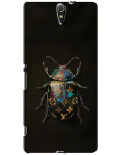 Чохол для Sony Xperia C5 Ultra (E5533, E5563, E5506, E5553) з картинкою «LV — мармуровий принт»