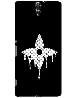 Чохол для Sony Xperia C5 Ultra (E5533, E5563, E5506, E5553) з картинкою «Квіткова монограма»