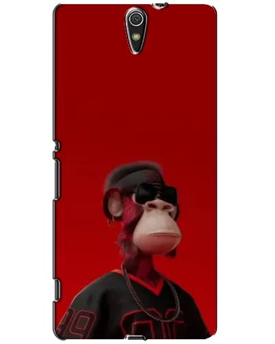 Чохол для Sony Xperia C5 Ultra (E5533, E5563, E5506, E5553) з картинкою «Bored Ape в червоному» Чохол для Sony Xperia C5 Ultra (E5533, E5563, E5506, E5553) з картинкою «Bored Ape в червоному»