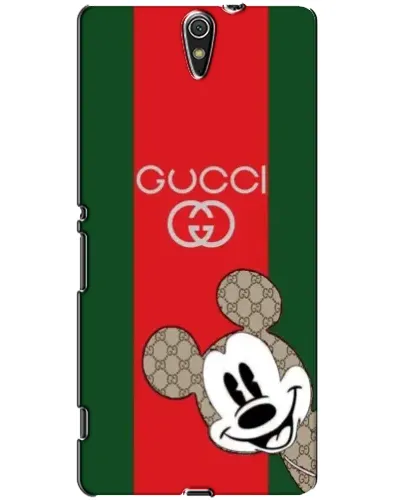 Чехол для Sony Xperia C5 Ultra (E5533, E5563, E5506, E5553) с картинкой «Gucci — полосы и Микки» Чехол для Sony Xperia C5 Ultra (E5533, E5563, E5506, E5553) с картинкой «Gucci — полосы и Микки»