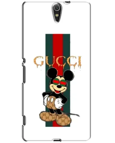 Чехол для Sony Xperia C5 Ultra (E5533, E5563, E5506, E5553) с картинкой «Микки Маус Gucci — полосы» Чехол для Sony Xperia C5 Ultra (E5533, E5563, E5506, E5553) с картинкой «Микки Маус Gucci — полосы»
