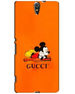 Чохол для Sony Xperia C5 Ultra (E5533, E5563, E5506, E5553) з картинкою «Міккі Маус Gucci — помаранч» Чохол для Sony Xperia C5 Ultra (E5533, E5563, E5506, E5553) з картинкою «Міккі Маус Gucci — помаранч»