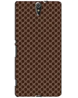 Чохол для Sony Xperia C5 Ultra (E5533, E5563, E5506, E5553) з картинкою «Gucci — шоколадна сітка» Чохол для Sony Xperia C5 Ultra (E5533, E5563, E5506, E5553) з картинкою «Gucci — шоколадна сітка»