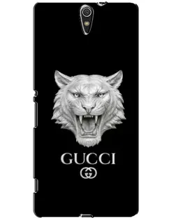Чохол для Sony Xperia C5 Ultra (E5533, E5563, E5506, E5553) з картинкою «Gucci — срібний лев» Чохол для Sony Xperia C5 Ultra (E5533, E5563, E5506, E5553) з картинкою «Gucci — срібний лев»