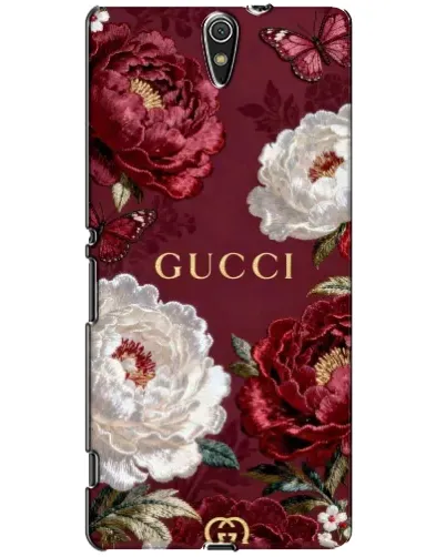 Чохол для Sony Xperia C5 Ultra (E5533, E5563, E5506, E5553) з картинкою «Gucci — бордові троянди» Чохол для Sony Xperia C5 Ultra (E5533, E5563, E5506, E5553) з картинкою «Gucci — бордові троянди»