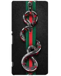 Чохол для Sony Xperia C5 Ultra (E5533, E5563, E5506, E5553) з картинкою «Gucci — змія на смузі» Чохол для Sony Xperia C5 Ultra (E5533, E5563, E5506, E5553) з картинкою «Gucci — змія на смузі»