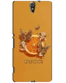 Чохол для Sony Xperia C5 Ultra (E5533, E5563, E5506, E5553) з картинкою «Gucci — золоті метелики» Чохол для Sony Xperia C5 Ultra (E5533, E5563, E5506, E5553) з картинкою «Gucci — золоті метелики»