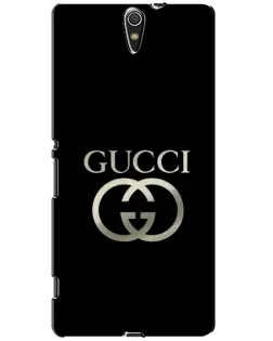 Чохол для Sony Xperia C5 Ultra (E5533, E5563, E5506, E5553) з картинкою «Gucci — золото на чорному» Чохол для Sony Xperia C5 Ultra (E5533, E5563, E5506, E5553) з картинкою «Gucci — золото на чорному»