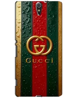 Чохол для Sony Xperia C5 Ultra (E5533, E5563, E5506, E5553) з картинкою «Gucci — фірмова смуга та золото» Чохол для Sony Xperia C5 Ultra (E5533, E5563, E5506, E5553) з картинкою «Gucci — фірмова смуга та золото»