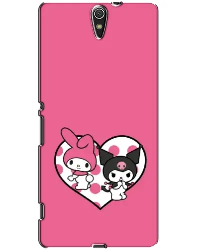 Чохол для Sony Xperia C5 Ultra (E5533, E5563, E5506, E5553) з картинкою «Kuromi та My Melody» Чохол для Sony Xperia C5 Ultra (E5533, E5563, E5506, E5553) з картинкою «Kuromi та My Melody»
