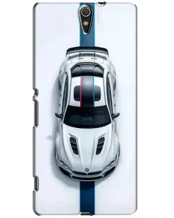 Чехол для Sony Xperia C5 Ultra (E5533, E5563, E5506, E5553) с картинкой «Вид сверху — BMW M»