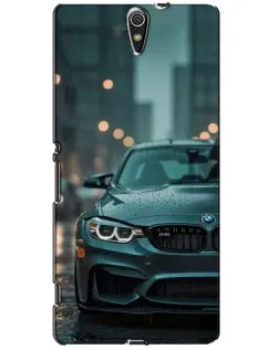 Чехол для Sony Xperia C5 Ultra (E5533, E5563, E5506, E5553) с картинкой «BMW в огнях города»