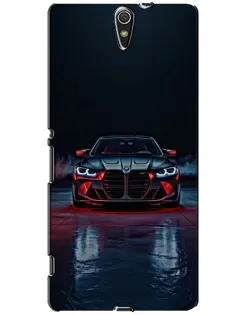 Чехол для Sony Xperia C5 Ultra (E5533, E5563, E5506, E5553) с картинкой «BMW на мокрой дороге»