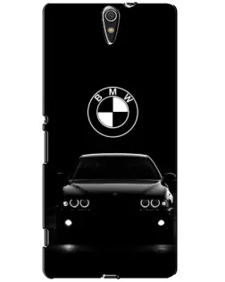 Чехол для Sony Xperia C5 Ultra (E5533, E5563, E5506, E5553) с картинкой «BMW — взгляд из темноты»