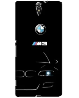 Чехол для Sony Xperia C5 Ultra (E5533, E5563, E5506, E5553) с картинкой «Минималистичный принт BMW M3»
